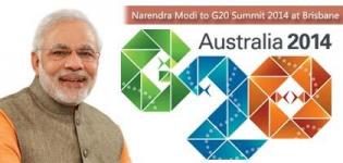 Indian PM Narendra Modi to Visit Australia in November for G20 Summit 2014 at Brisbane