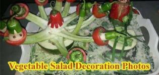 Indian Vegetable Salad Decoration Ideas - Design Photos - Ingredients Images