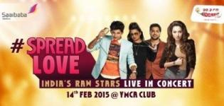 SPREAD LOVE - India's Raw Stars Live in Concert in Ahmedabad 14th February 2015