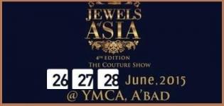 JEWELS OF ASIA - 4th The Couture Show at YMCA Ahmedabad form June 2015