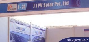 J J PV Solar Pvt. Ltd. Stall at THE BIG SHOW RAJKOT 2014
