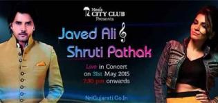 Javed Ali and Shruti Pathak in Rajkot - Live in Concert on 31st May 2015 in Neel City Club