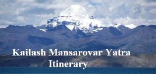 Kailash Mansarovar Yatra Itinerary - Day wise Itinerary of Kailash Mansarovar Yatra by Land