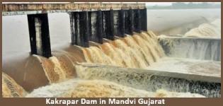 Kakrapar Dam in Mandvi Gujarat - History - Information - Photos