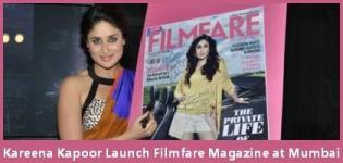 Kareena Kapoor launches September Issue of Filmfare Magazine at Mumbai