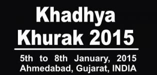 Khadhya Khurak 2015 - Khadhya Khurak Exhibition Ahmedabad Gujarat India