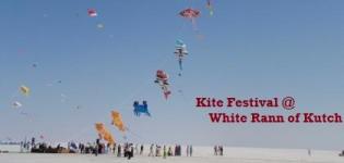 Kite Festival Kutch - Kite Flying Festival at White Rann of Kutch Gujarat Photos