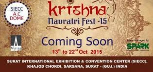 Krishna Navratri Fest 2015 at Surat - Dandiya Raas Garba at SIECC