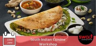 Learn Different Types of South Indian Recipes in Just 2 Days in Cooking Workshop