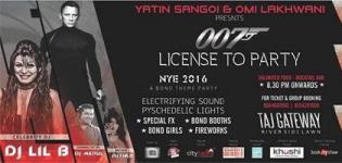 License to Party 007 James Bond Theme New Year Eve 2016 at Hotel Taj Gateway Surat