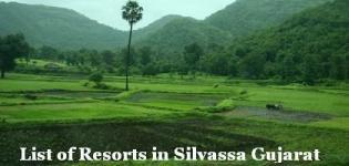 List of Resorts in Silvassa Gujarat India