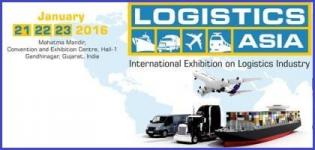 Logistic Asia Expo 2016 - International Exhibition on Logistics Industry in Gandhinagar