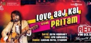 Love Aaj Kal with Pritam - Live In Concert in Ahmedabad Gujarat on 20 February 2015