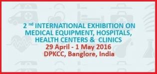 MEDITECH 2016 Bangalore - 2nd Exhibition on Medical Equipment / Hospitals / Health Centers