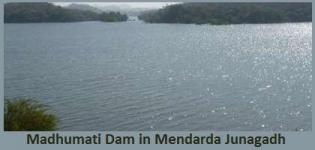 Madhumati Dam near Mendarda Junagadh Gujarat