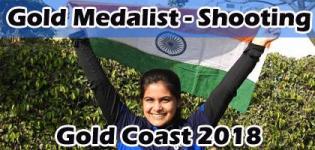 Manu Bhaker Gold Medalist in Commonwealth Games 2018 for Shooting 10m Air Pistol Category