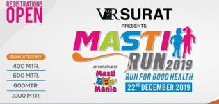 Masti Run 2019 in Surat on 22nd December - Venue Details