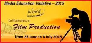Media Education Initiative 2015 - Certificate Course on Film Production from 25 June to 8 July 2015
