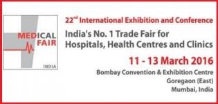Medical Fair India 2016 - Trade Fair for Hospitals / Health Centres and Clinics at Mumbai