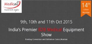 Medicall Presents International Hospital Equipment Expo 2015 in Mumbai from 9th to 11th October