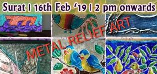 Metal Relief Art Workshop 2019 in Surat - Art and Hobby Workshop Details