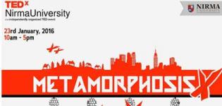 Metamorphosis TEDx Event 2016 in Ahmedabad at Nirma University on 23 January