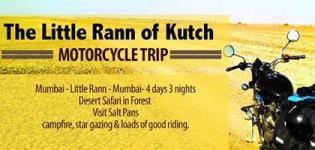 Motorcycle Trip 2016 at Little Rann of Kutch - Date - Venue Details