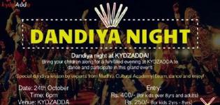 Mudhra Dance Academy Presents Dandiya Night 2015 in Bangalore at Kydz Adda