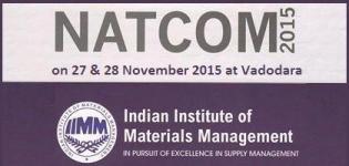 NATCOM 2015 Event in Vadodara at Surya Palace on 26th & 28th November 2015 by IIMM