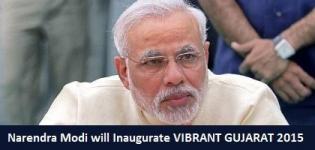 Narendra Modi will Inaugurate Vibrant Gujarat 2015 on 11 January