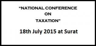 National Conference on Taxation in Surat 2015