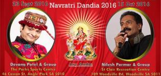 Navratri Dandia 2016 with Devang Patel and Nilesh Parmar in South Australia