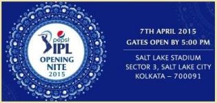 Opening Ceremony of IPL 2015 - Pepsi IPL 8 Opening Ceremony - Date Time Details