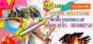 Pearl Adventure Presents Rang Barse Holi 2015 in the foothills of Himalayas  RISHIKESH
