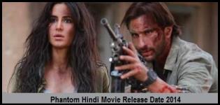 Phantom Hindi Movie Release Date 2014 - Star Cast & Crew