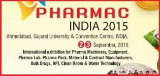 Pharmac India 2015 - 6th International Exhibition for Pharma Machinery at Ahmedabad