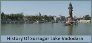 Sursagar Lake in Vadodara - History of Sursagar Talav Vadodara