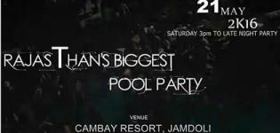 Pool Party 2016 in Jaipur - Grand Aqua Night at Cambay Resort Rajasthan