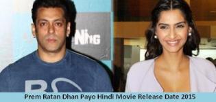 Prem Ratan Dhan Payo Hindi Movie Release Date 2015 - Star Cast & Crew