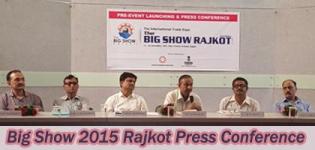 Press Conference Photos of Big Show 2015 at Rajkot Engineering Association on 16 October