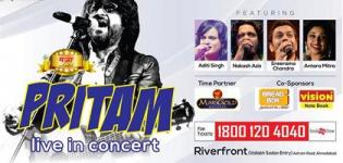 Pritam Live in Concert 2016 in Ahmedabad at Sabarmati Riverfront on 6th February