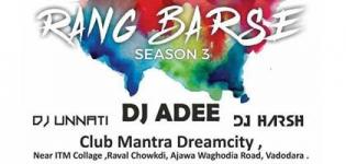 RANG BARSE Season 3 2018 in Vadodara - Biggest Holi Festival at Dreamcity near ITM Collage