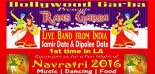 Raas Garba 2016 in California at UCI Bren Event Center with Samir Date & Dipalee Date