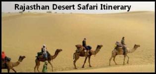 Rajasthan Desert Safari Tour Packages - Rajasthan Tour Itinerary