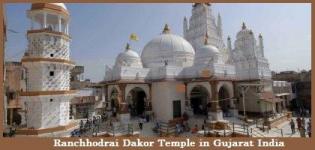 Ranchhodrai Dakor Temple in Gujarat India - History - Timings of Dakor Mandir