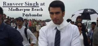 Ranveer Singh at Madhavpur Beach near Porbandar Gujarat for Shooting of New Car Model