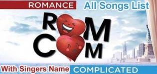 Romance Complicated ALL Songs List with Singers Name - 2016 Gujarati Movie ROM COM Latest Songs