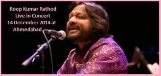 Sufi Ghazal Singer Roop Kumar Rathod Live in Concert in Ahmedabad on 14 December 2014