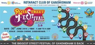 Rota Street Festival 5.O 2019 in Gandhidham at Zanda Chowk on 30th June