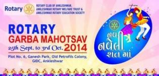 Rotary Garba Mahotsav 2014 Ankleshwar - Navratri Dandiya Event in Ankleshwar